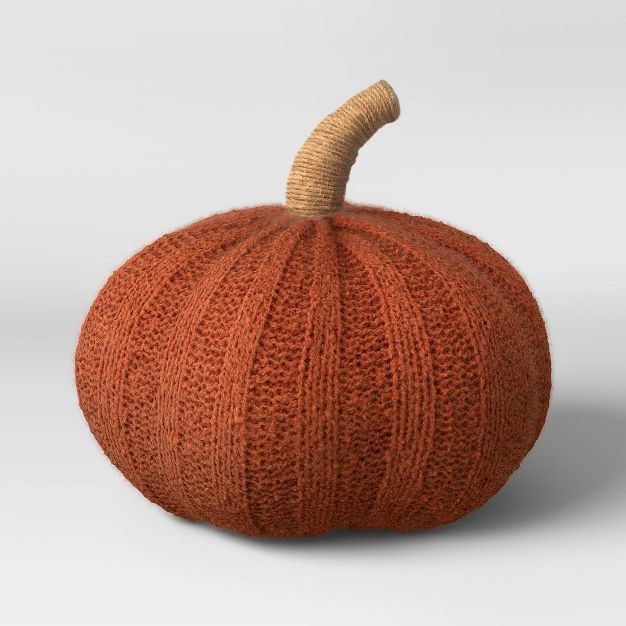 Boucle Pumpkin Shaped Throw Pillow - Threshold™ | Target