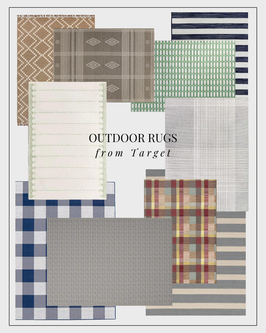 Outdoor rugs from Target 

 #LTKHome