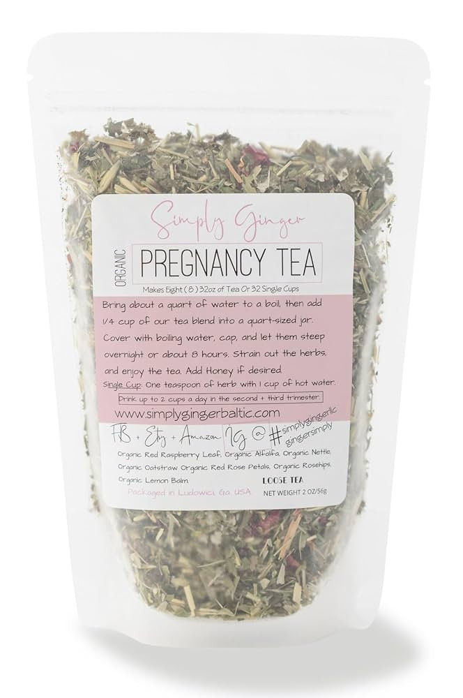 Pregnancy NORA Loose Tea ll Makes 32 Single Cups of Tea OR Larger Batches ll LOOSE Tea Option ll ... | Amazon (US)