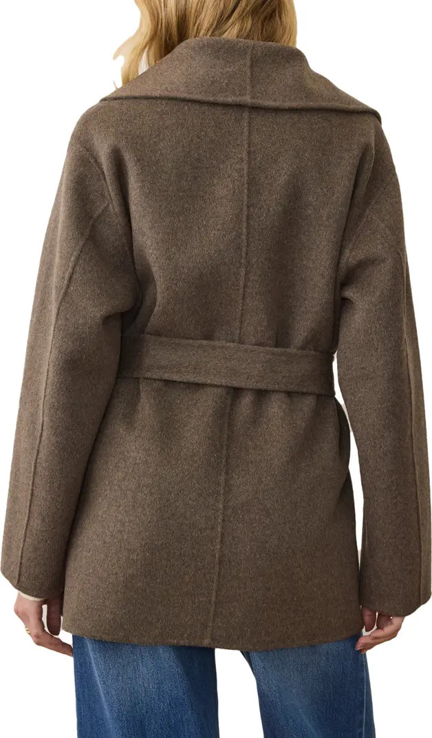 Marine Layer Colette Belted Wool Blend Jacket | Nordstrom | Nordstrom