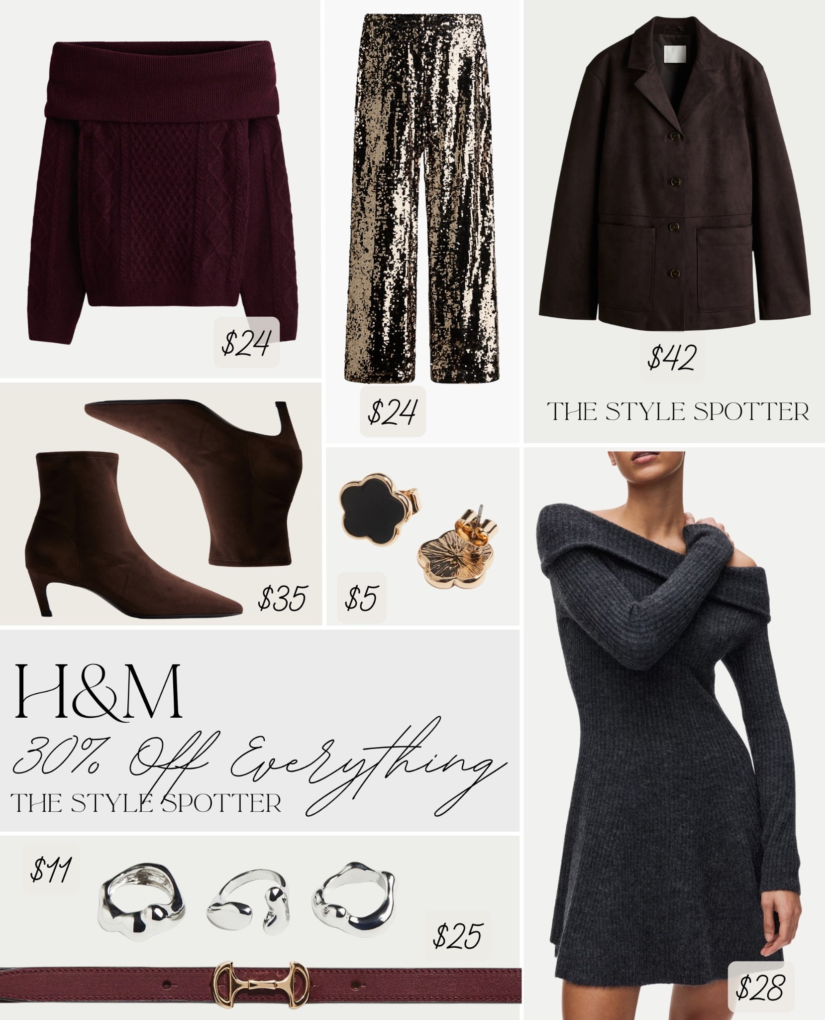 Black Friday Sale 🎄 🎁 
30% Off Everything At H&M. Now is the perfect time to stock up on winter closet essentials!

#LTKCyberWeek #LTKGiftGuide #LTKHoliday