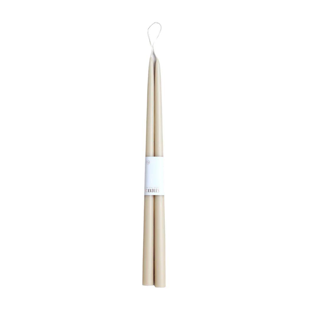 Parchment - Dipped Taper Candle | Megan Molten