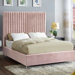 Fuiloro Velvet Upholstered Platform Bed | Wayfair North America