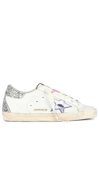 X REVOLVE Superstar Sneaker in White, Violet, & Silver | Revolve Clothing (Global)