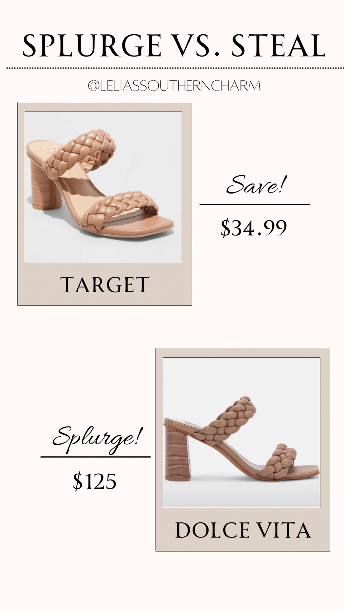 Love a good save and splurge comparison 😜 

#LTKshoecrush #LTKworkwear #LTKsalealert