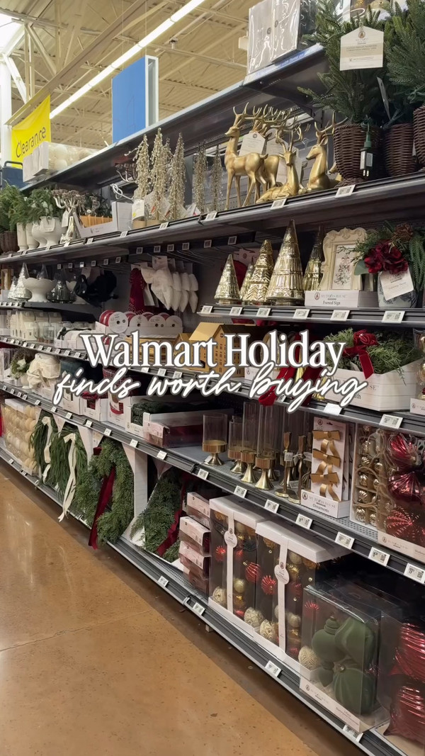 New Walmart holiday finds are starting to roll in and there are SO many good ones…