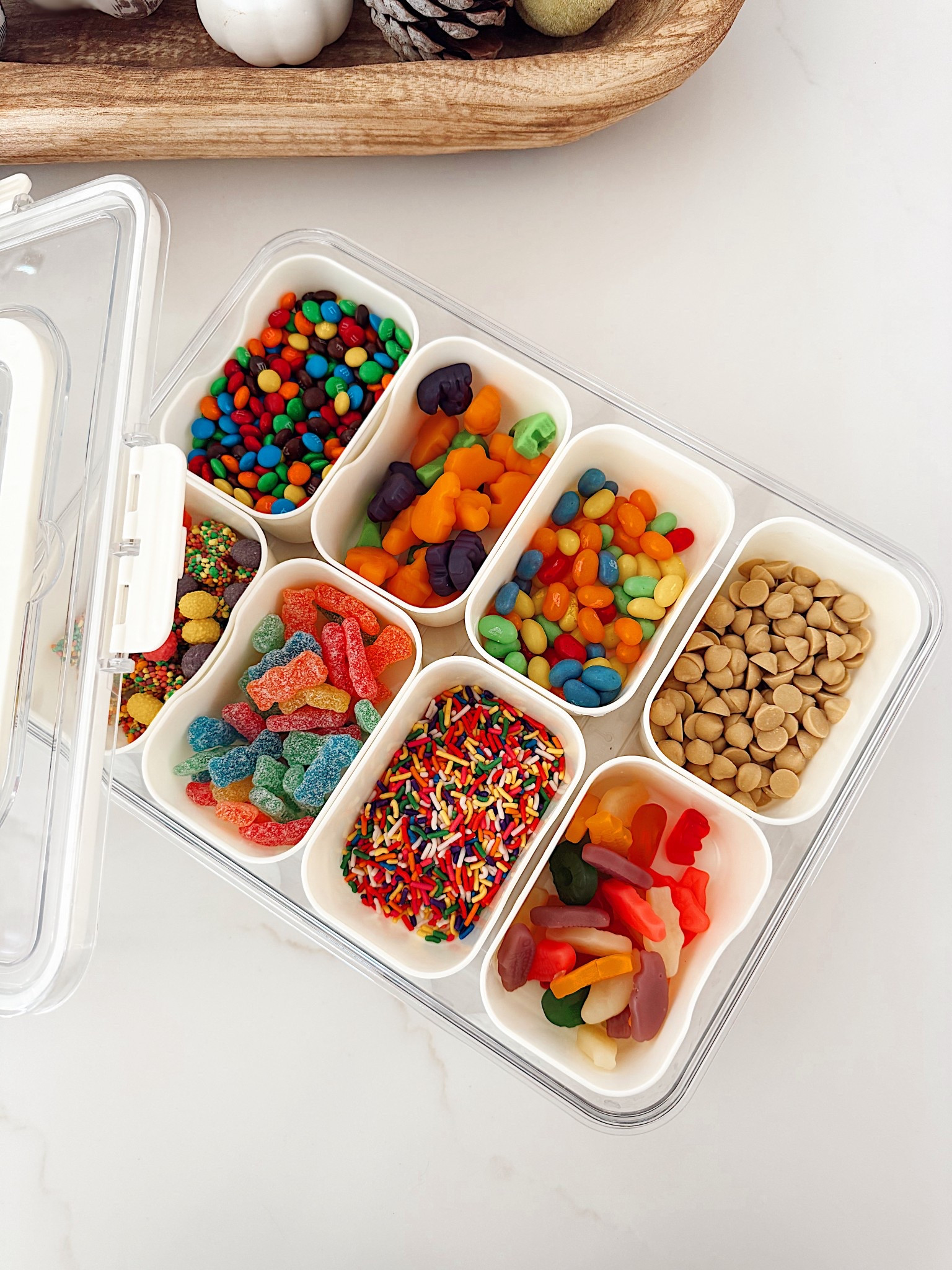 Ice cream topping bar is open! 🍨🍦 These are also great for: 
Toddler snacks
Game pieces 
Salad toppings 
Taco toppings 

#LTKHome