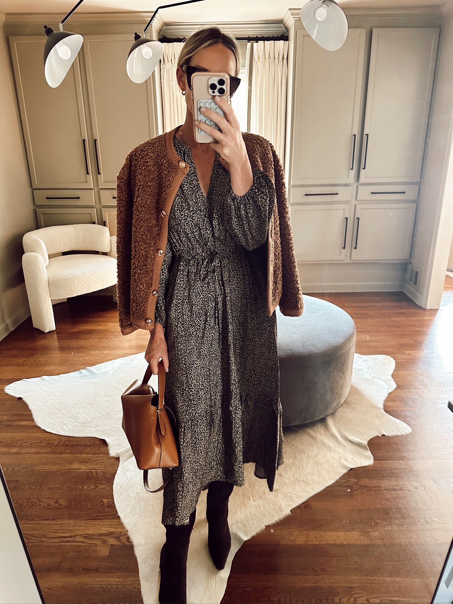loving this fall look… target midi dress with my amazing jacket and a good brown boot 🤎shop the look herleave

#LTKStyleTip #LTKFindsUnder100 #LTKSeasonal