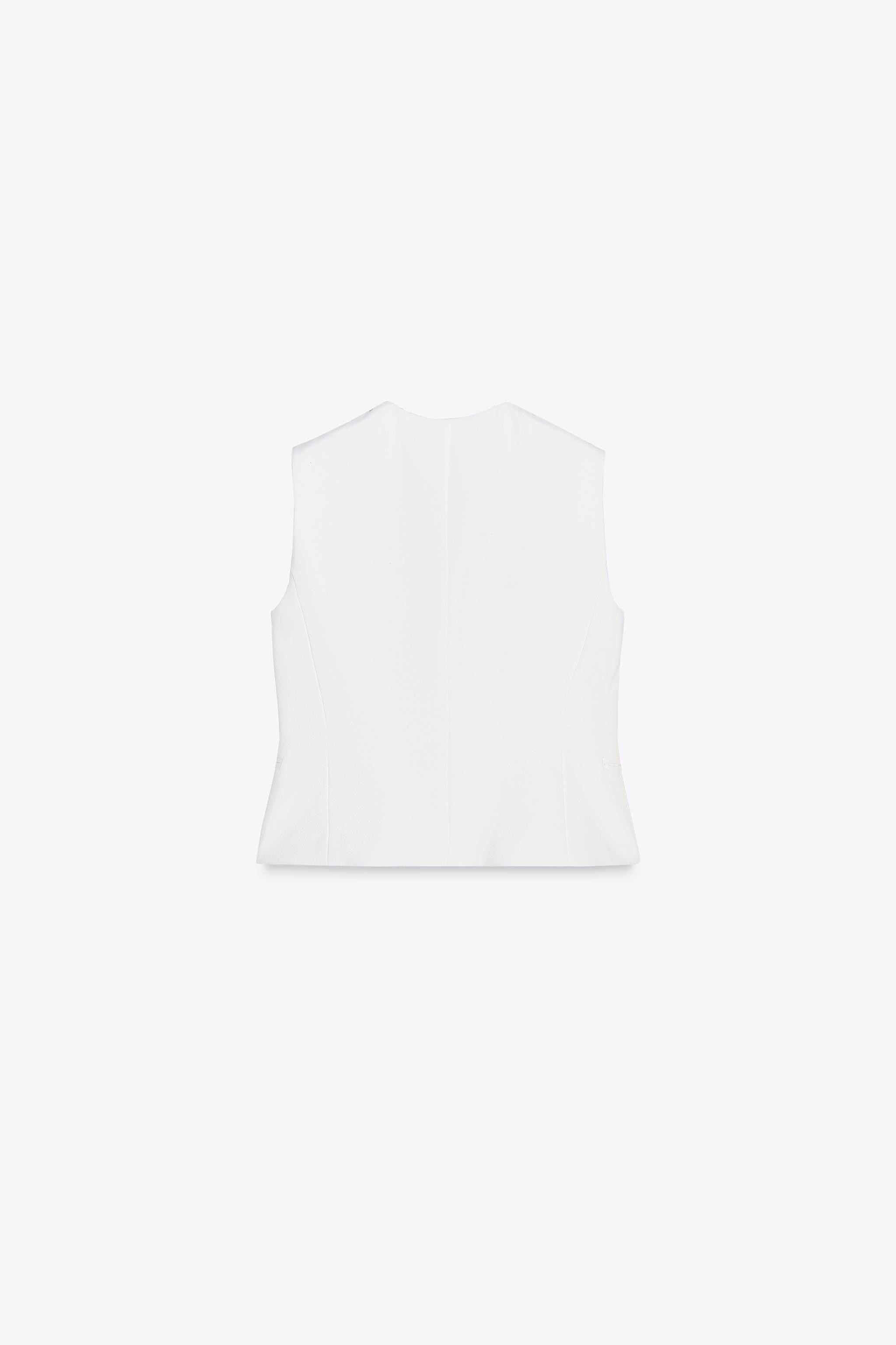 ZW COLLECTION ASYMMETRIC VEST | Zara US