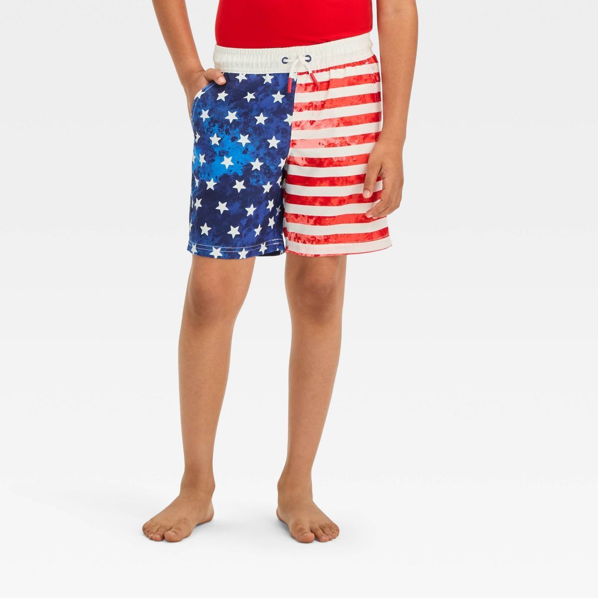 Boys' Flag Trunk Swim Shorts - Cat & Jack™ | Target