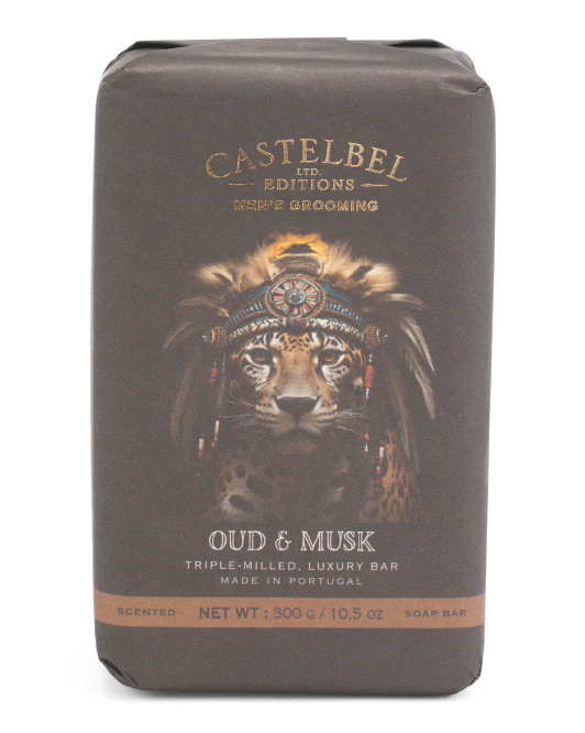 10.5oz Oud And Musk Scented Bar Soap | TJ Maxx