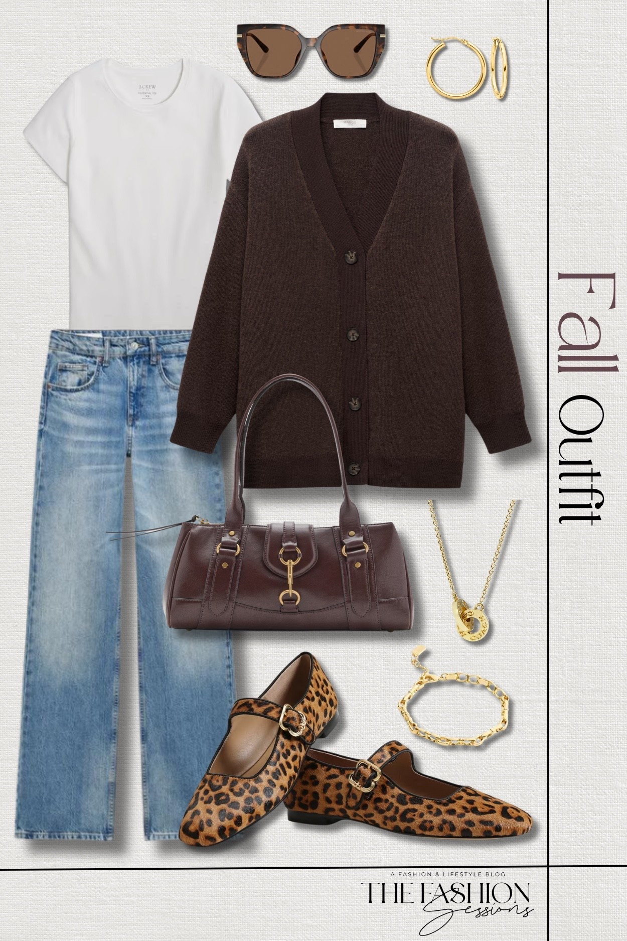 Easy fall outfit 🍂
oversized cardigan | wide leg jeans | Mary Jane flats | Mango shoulder bag | Coach gold jewelry | Michael Kors sunglasses | fall outfit | casual outfit 

#LTKStyleTip #LTKOver40 #LTKSeasonal