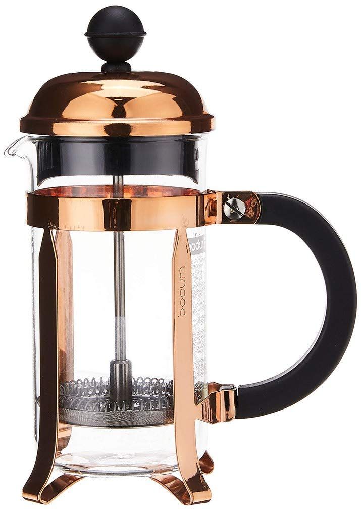 Bodum Chambord 3 Cup French Press Coffee Maker, Copper, 0.35 l, 12 oz | Amazon (US)