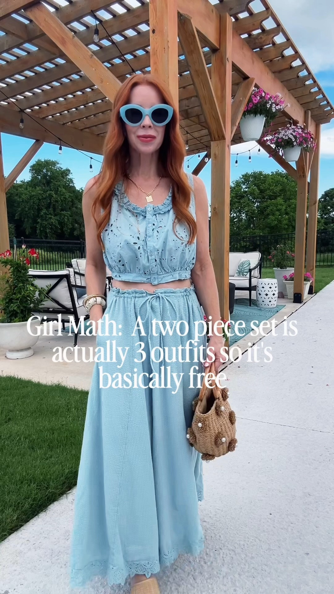 Matching set, summer outfit, resort style, mom style

#LTKgrwm #LTKootd #LTKOver40