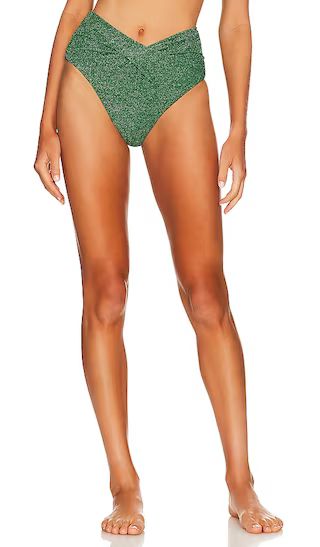 Zuri Bikini Bottom in Emerald | Revolve Clothing (Global)