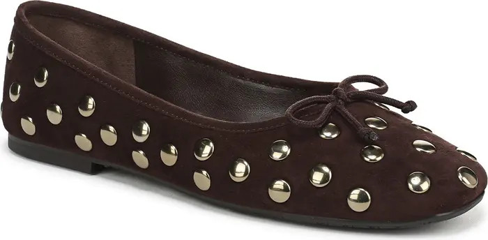 Alie Stud Ballet Flat (Women) | Nordstrom