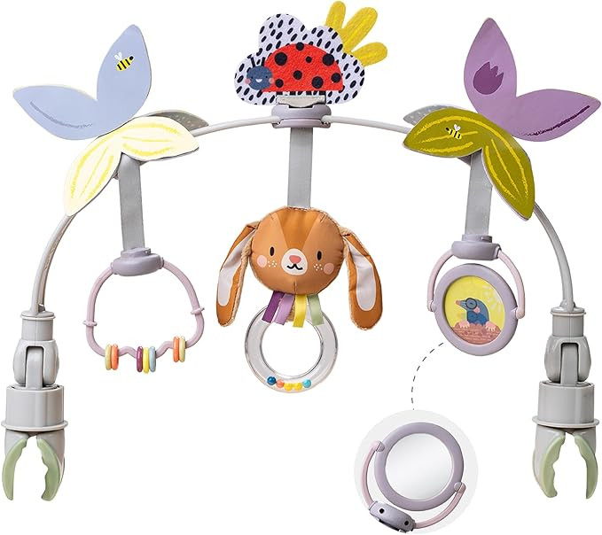 Taf Toys Baby Stroller Arch Toy, Car Seat Toys, Adjustable Arch Stroller Toy with 6 Hanging Senso... | Amazon (US)
