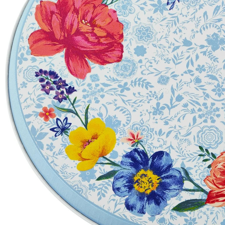 The Pioneer Woman Brilliant Blooms Multicolor Lithographed Steel Range Burner Covers, 4 Count | Walmart (US)