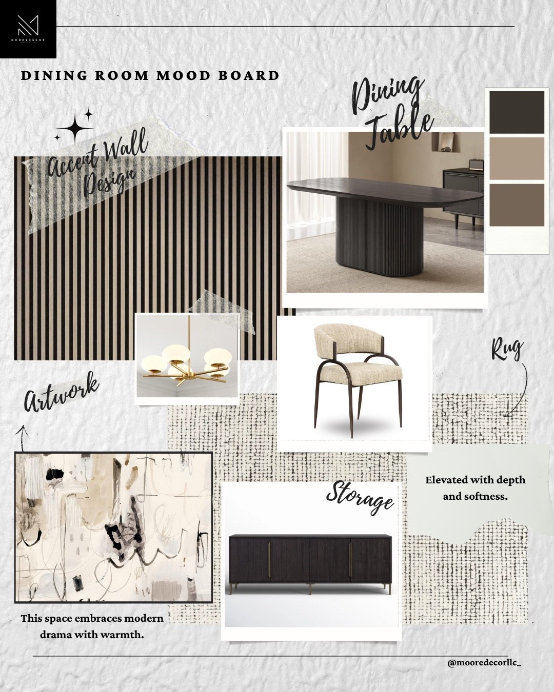 Modern details with a soft, sculptural edge. This dining room concept is all about clean lines, cozy textures, and curated contrast. So many luxe elements here without feeling overdone.

#LTKStyleTip #LTKHome