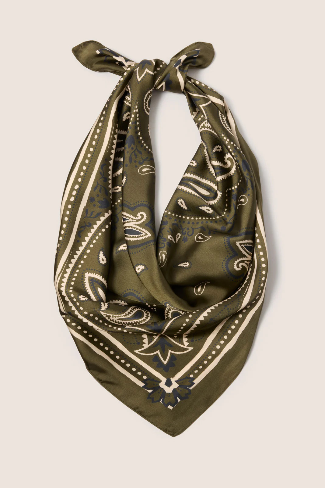 EVEREVE Women's Beverly Paisley Bandana, Green | Evereve