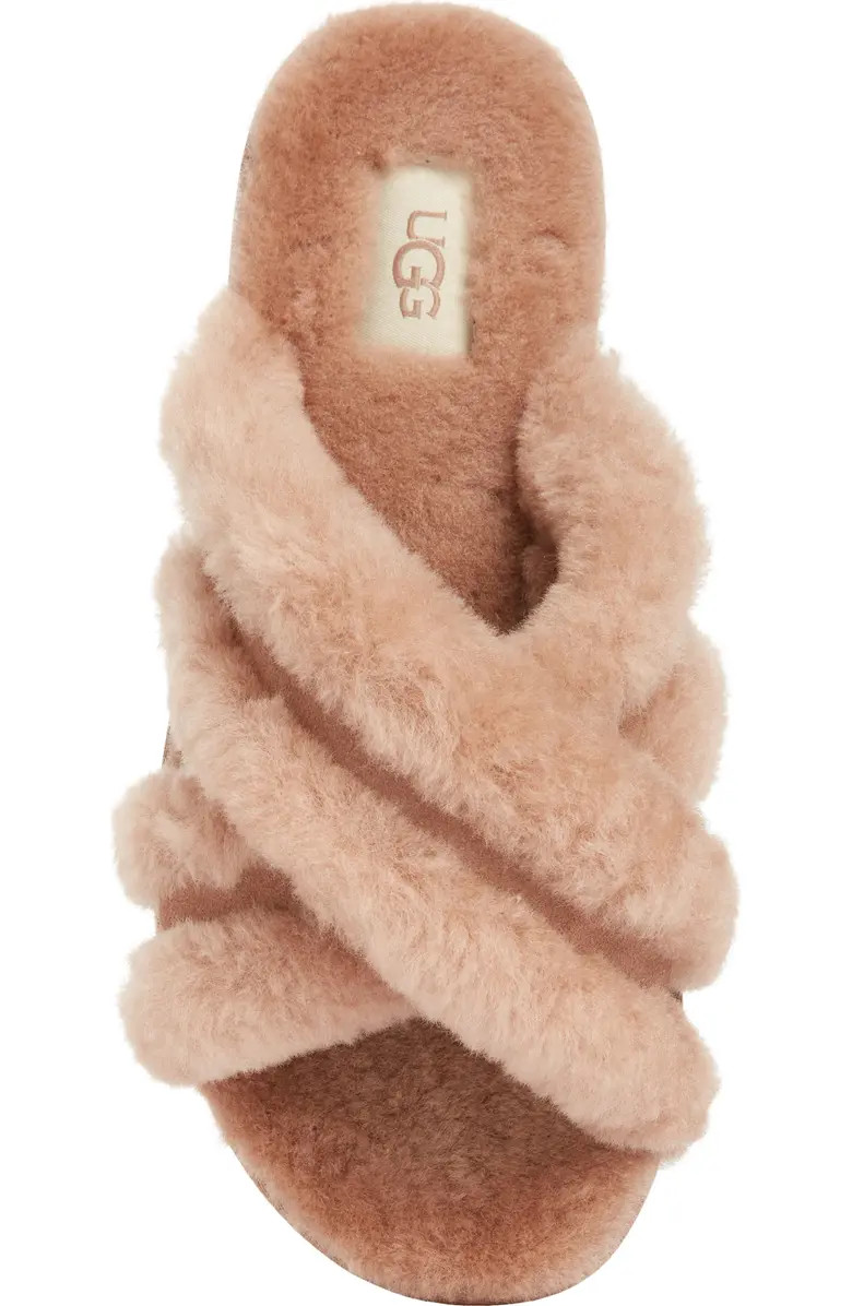 UGG® Scuffita Genuine Shearling Slide Slipper (Women) | Nordstrom | Nordstrom