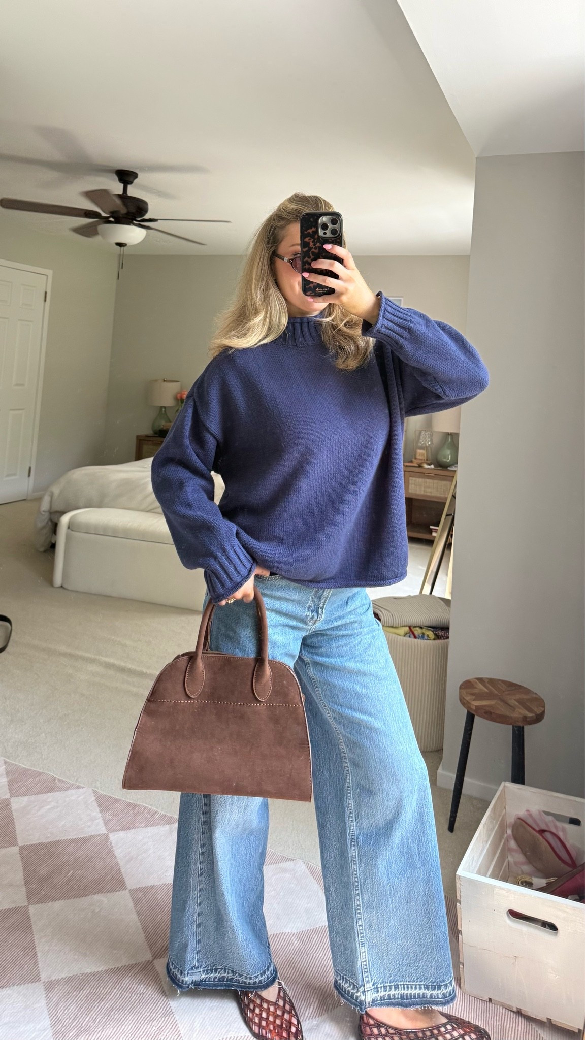 Large in sweater & 28R in jeans!

#LTKootd #LTKSeasonal