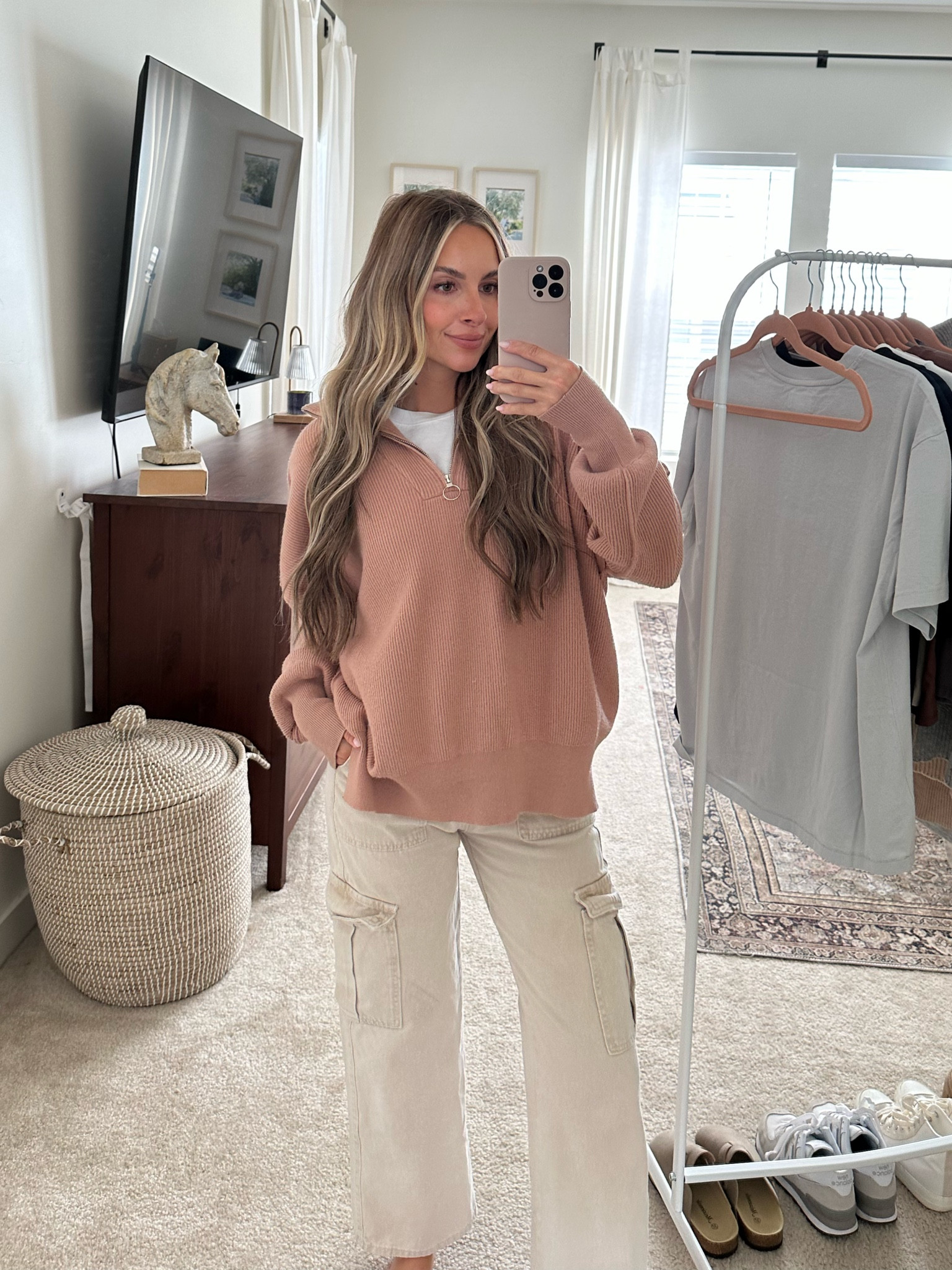 OOTD!
These cargoes from Amazon are so comfortable and definitely a closet staple, they come in so many different colors! Trying to stock up lol!
Also this house of sweater is so comfortable! It also comes in many different colors!💗💗

Amazon fashion find, Amazon sweaters, Amazon women’s fashion, womens outfit inspiration

#LTKSeasonal #LTKstyletip #LTKfindsunder50