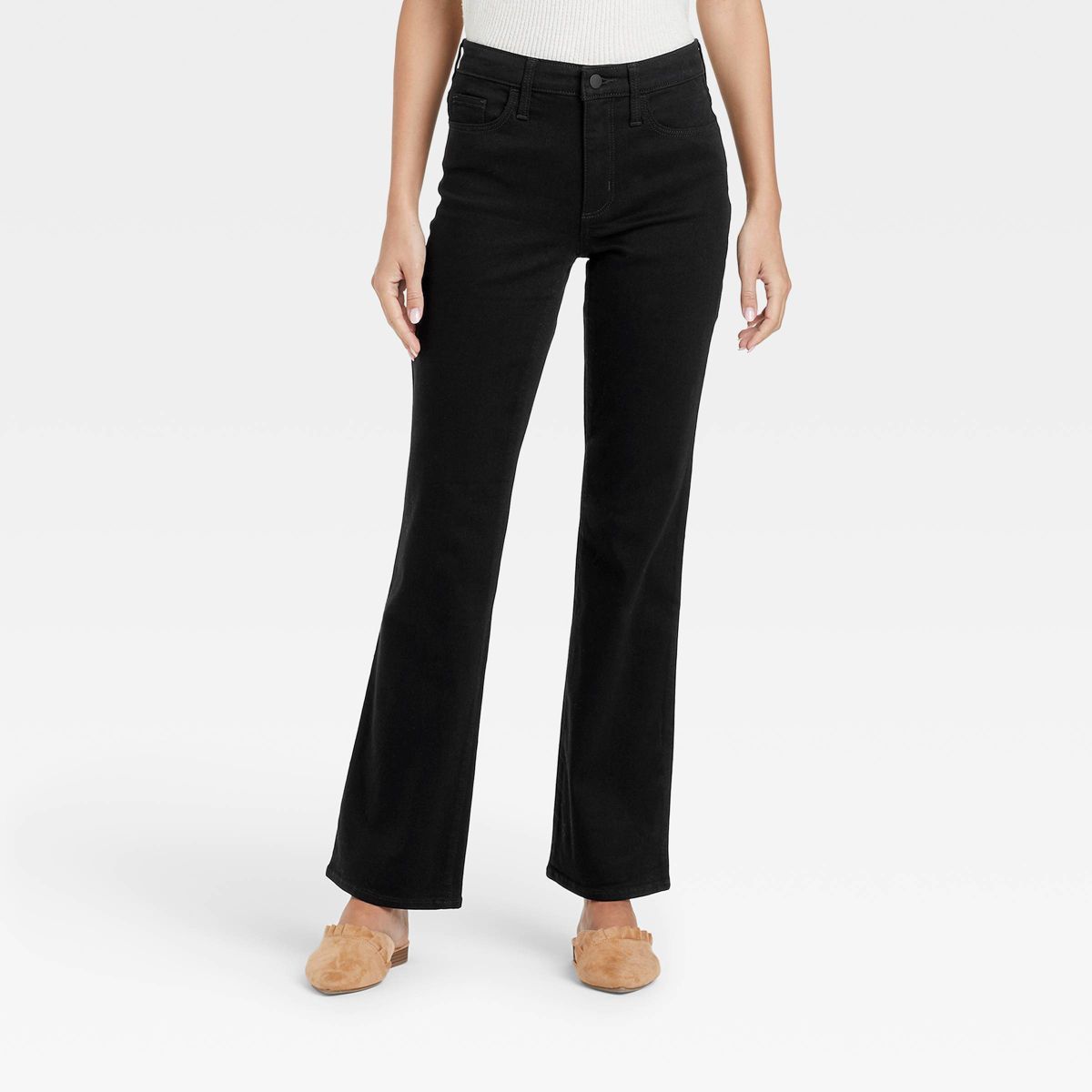 Women's High-Rise Bootcut Jeans - Universal Thread™ Black | Target