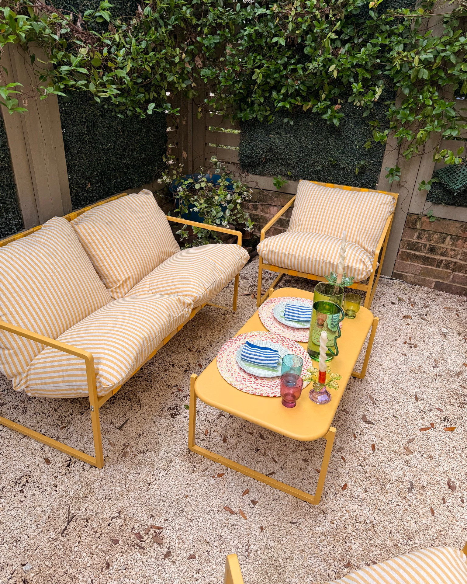 #ad the most perfect outdoor summer serveware 🌷💛 from @Wayfair #wishyouwerehere #outdoor #wayfair #ad #wayfairpartner