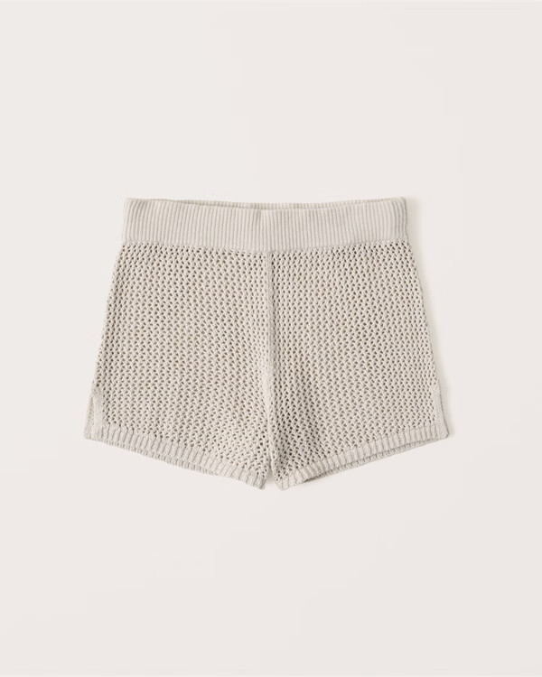 Crochet Beach Short Coverup | Abercrombie & Fitch (US)
