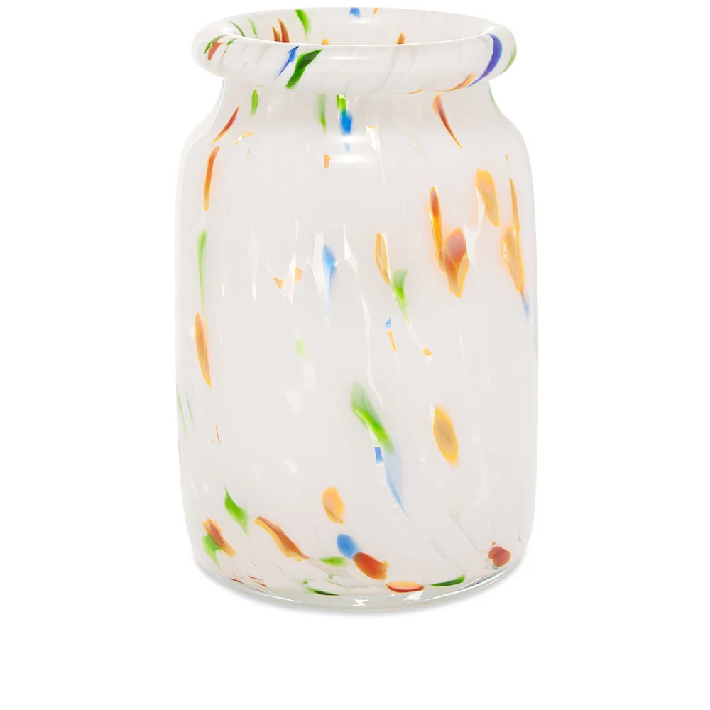 HAY Splash Vase - Medium White Dot | END. Clothing