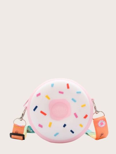 Girls Round Donuts Design Crossbody Bag | SHEIN