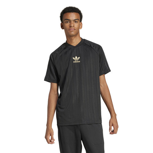 adidas Originals adidas Originals Jacquard Stripe Jersey - Mens Black Size S | Champs Sports