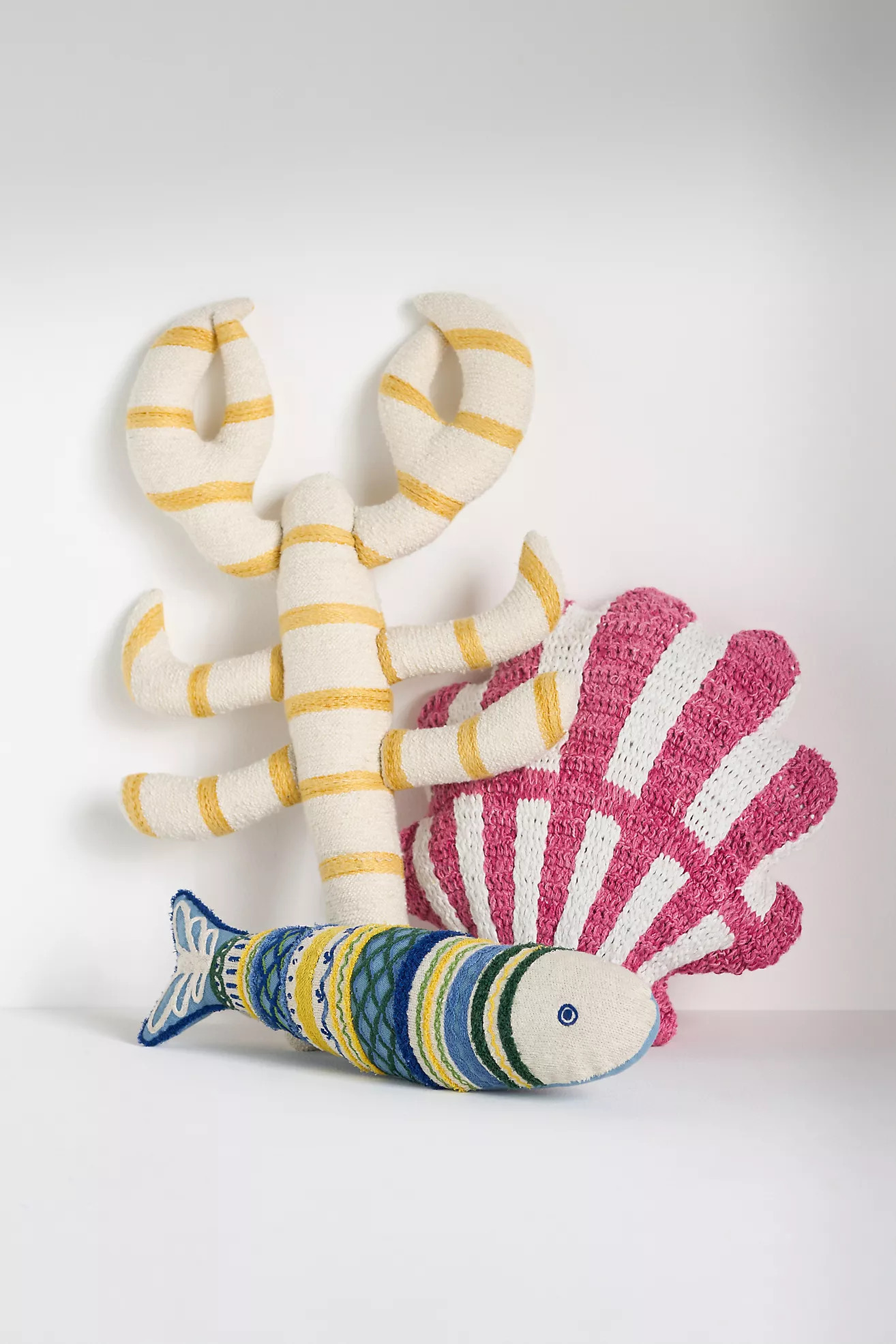 Sea Icon Crochet Shaped Pillow | Anthropologie (US)