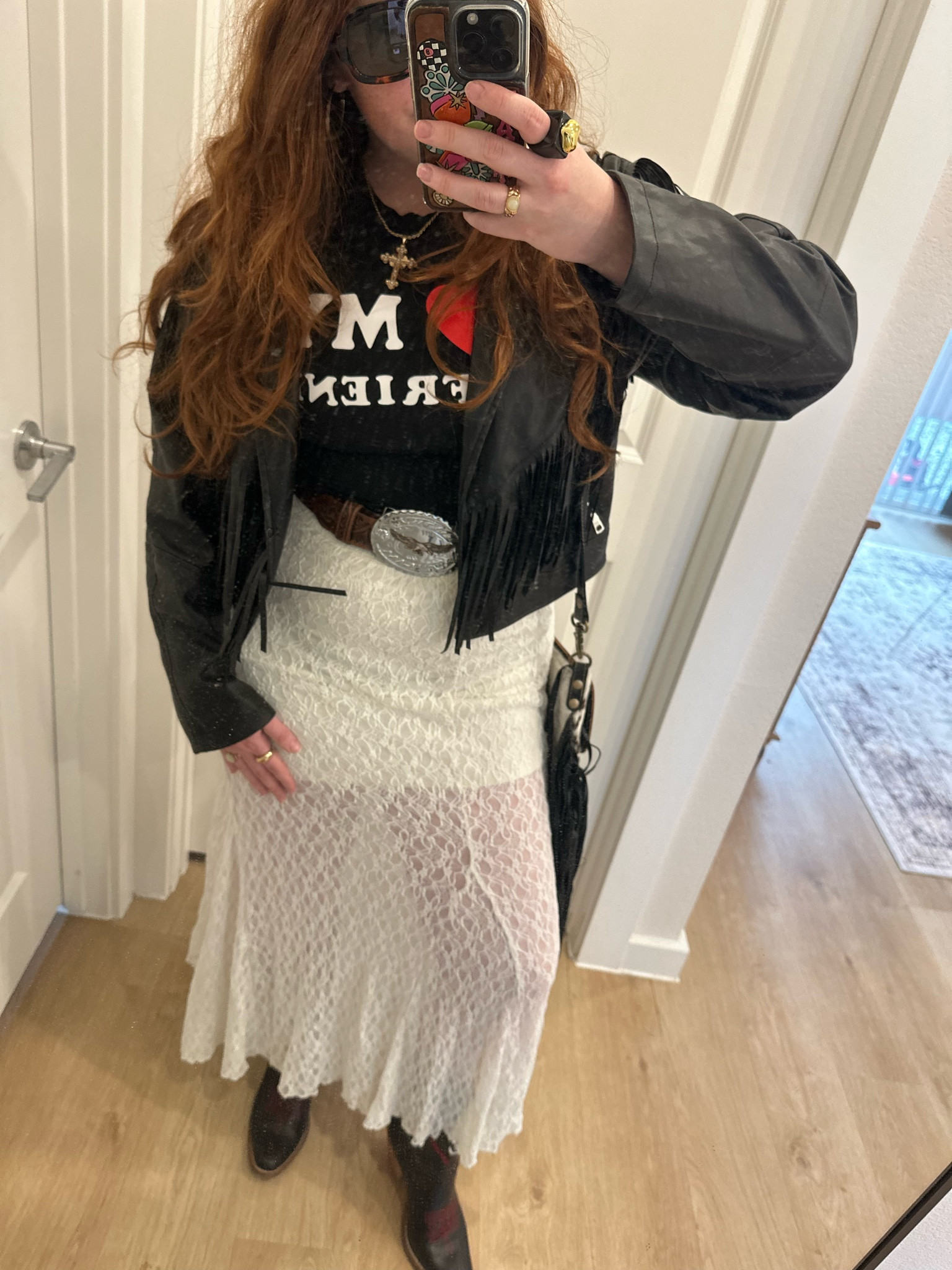 Small top and medium skirt 