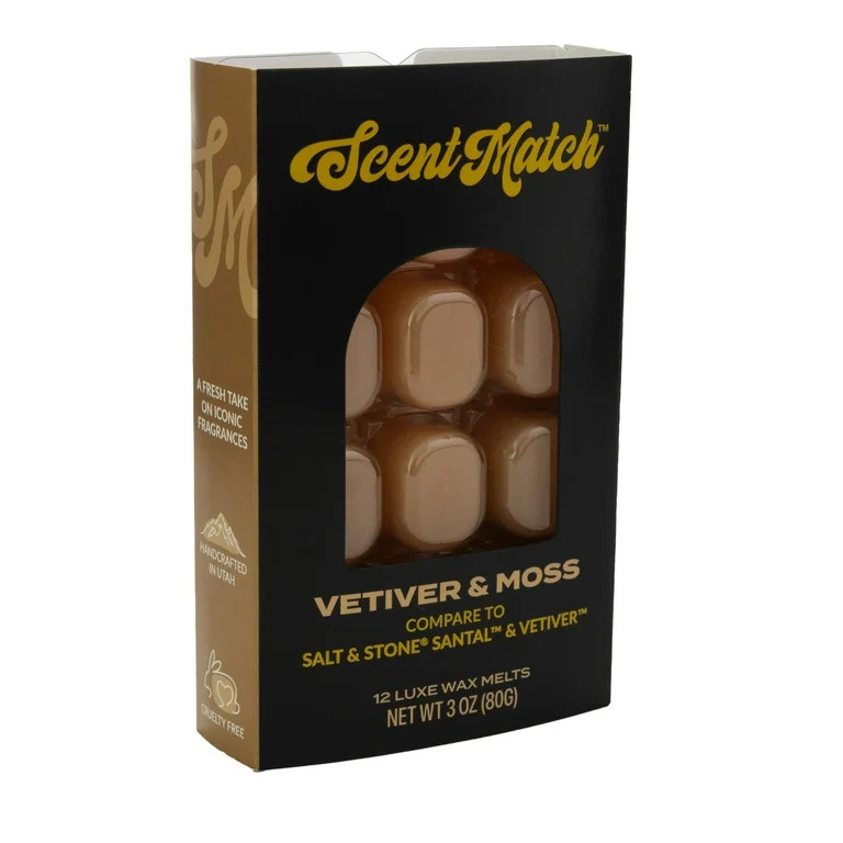 IllumiScents ScentMatch, 3 oz Wax Melts, Vetiver & Moss (Compare to: Salt & Stone) | Walmart (US)