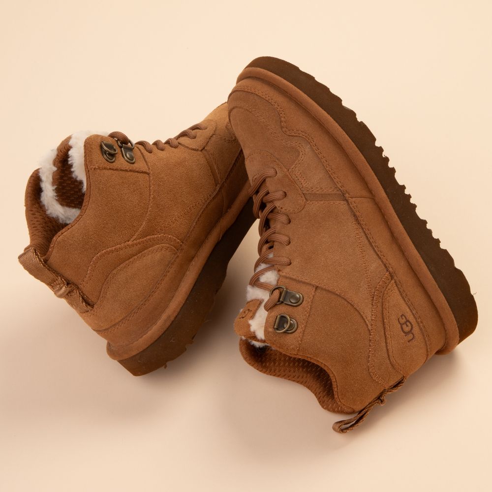 UGG® Highland Hi Heritage Sneaker - Toddler / Little Kid / Big Kid - Chestnut | Journeys