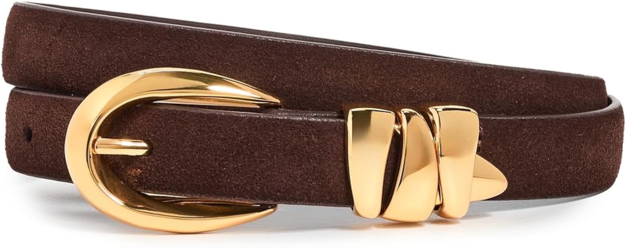 Madewell Women's Triple Metal Keeper Belt | Amazon (US)