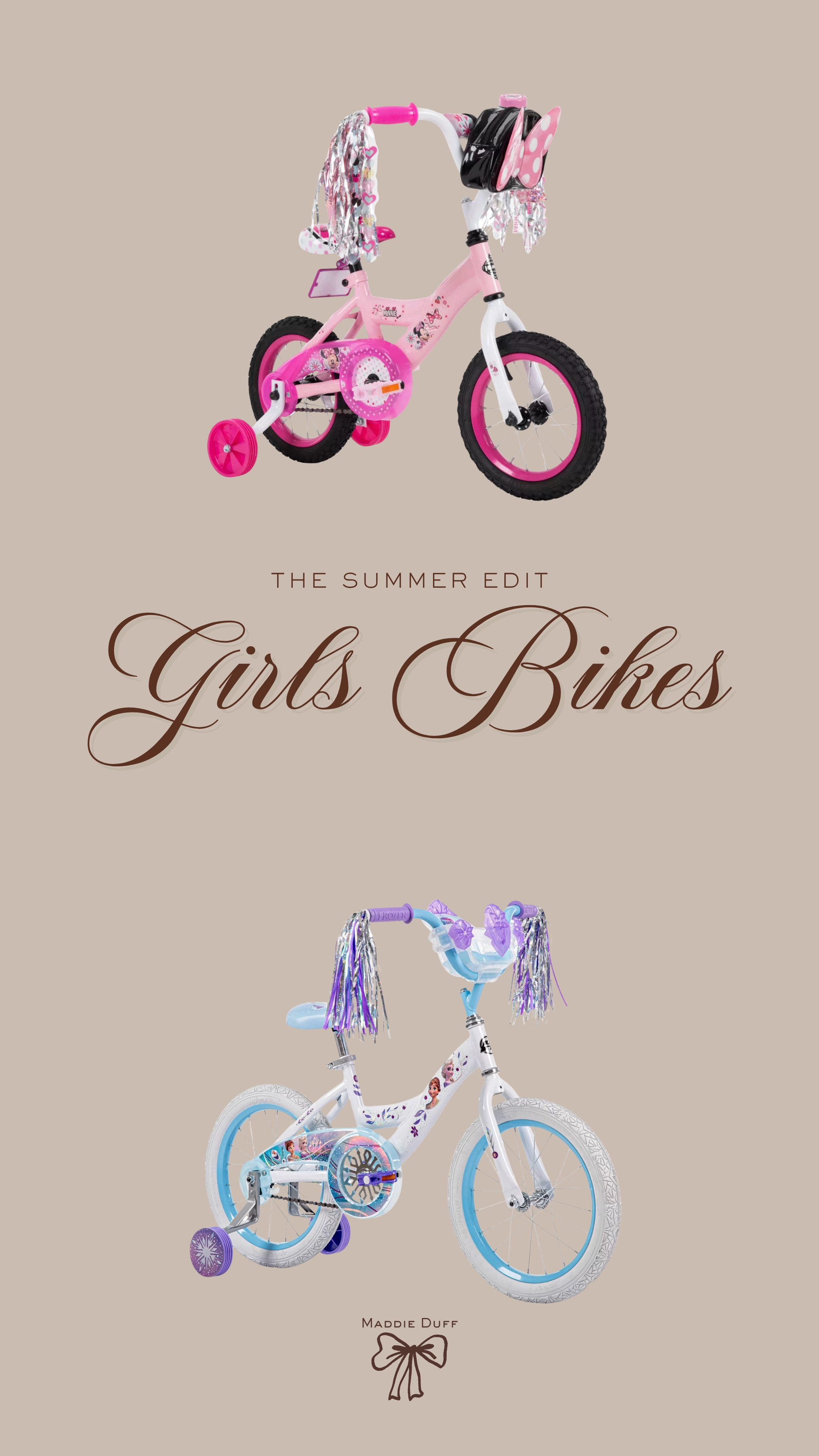 These are the cutest girls bikes!

summer play, outdoor toys for kids, kids bikes 

 #LTKKids