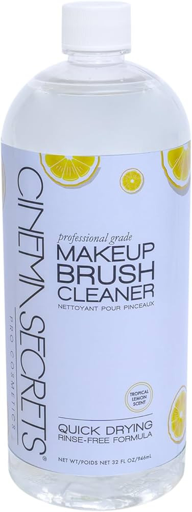 Cinema Secrets Professional Makeup Brush Cleaner, Lemon (32 Fl Oz (Pack of 1)) | Amazon (US)