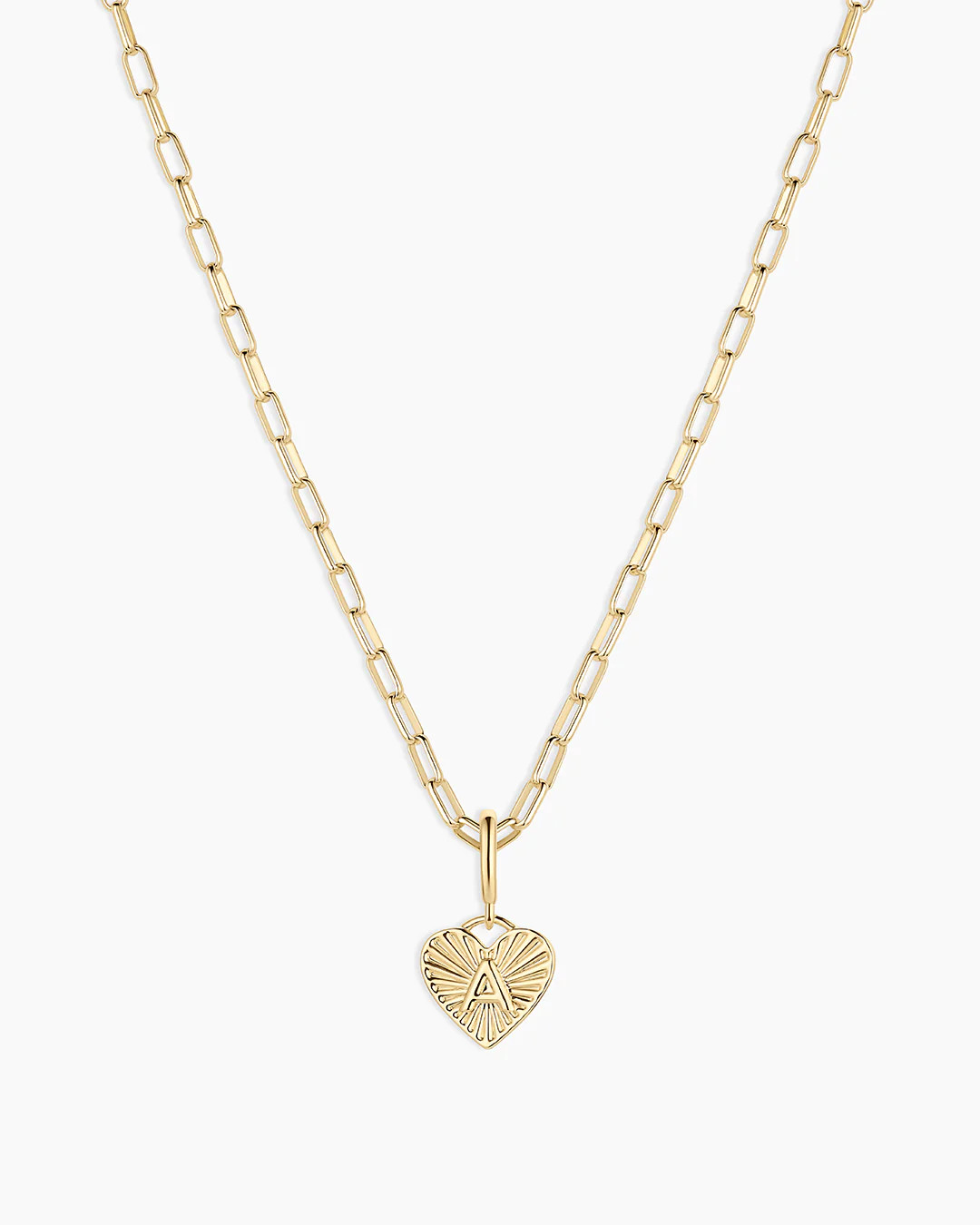 Vintage Heart Alphabet Charm Necklace | gorjana