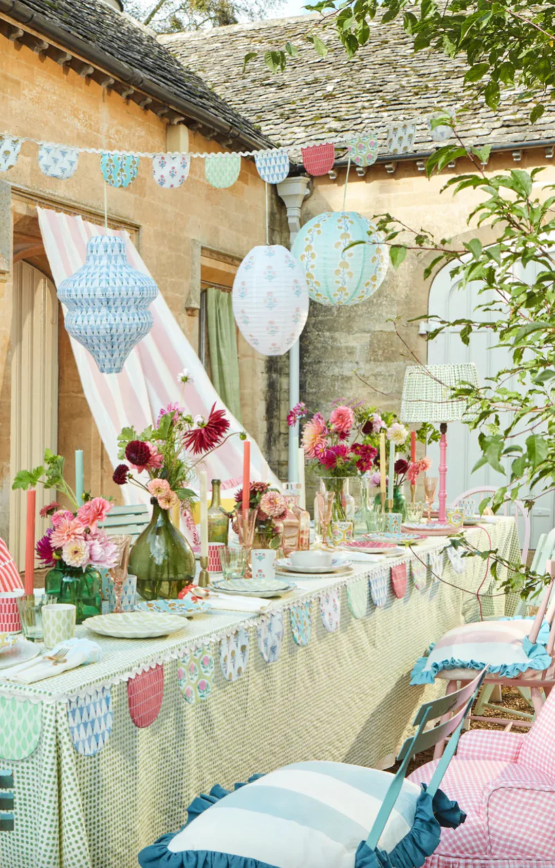 Molly Mahon Paper Lanterns | Set of 3 | The Cross Decor & Design