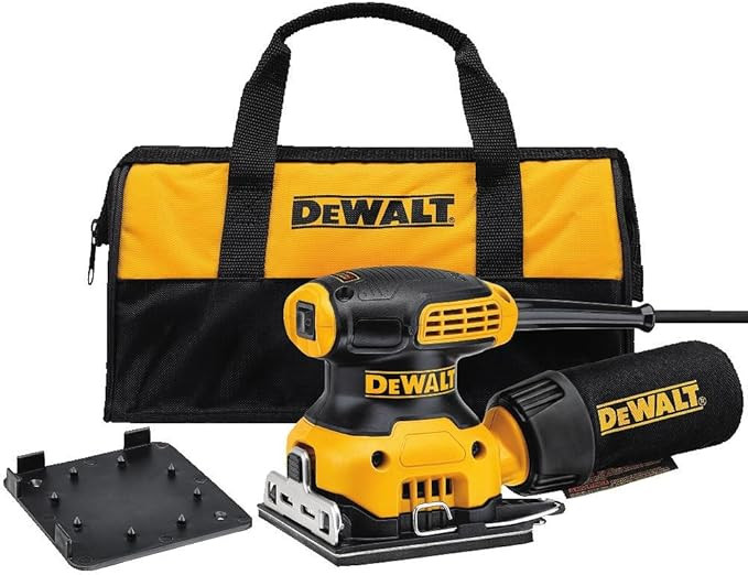 DEWALT Palm Sander, 1/4 Sheet (DWE6411K) | Amazon (US)