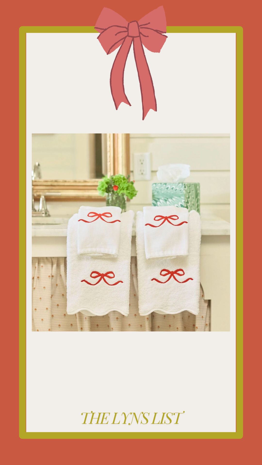 🎁 Holiday Cheer with Weezie! 🎁

Add a festive touch to your home this holiday season with these charming pieces from Weezie Towels! Perfect for your guest bathroom, kitchen, or as thoughtful gifts. 🎄✨

🛁 Weezie Red Bow Scallop Bath Towels – Elegant and timeless for the holidays!
🛁 Weezie Wreath Scallop Towels – A subtle holiday statement.
👶 Weezie My First Holiday Bib – The cutest gift for little ones!
🍴 Weezie Kids’ Apron – Perfect for baking holiday treats together!
🎄 Weezie Holiday Tree Tissue Box Cover – A festive touch for any space.
🎀 Weezie Red Bow Tissue Box Cover – Adds a whimsical flair.
🧻 Weezie Applique Tissue Box Cover – Classic and sophisticated.
🍽 Weezie Garland Kitchen Towels – Bring holiday vibes to your kitchen.

🎅 Deck the halls and your home in style! Shop these holiday favorites now through my link! 🛍✨

#WeezieTowels #WeezieHoliday #FestiveDecor #HolidayHome #BathroomStyle #LTKHoliday 

 #LTKGiftGuide #LTKHoliday #LTKSeasonal