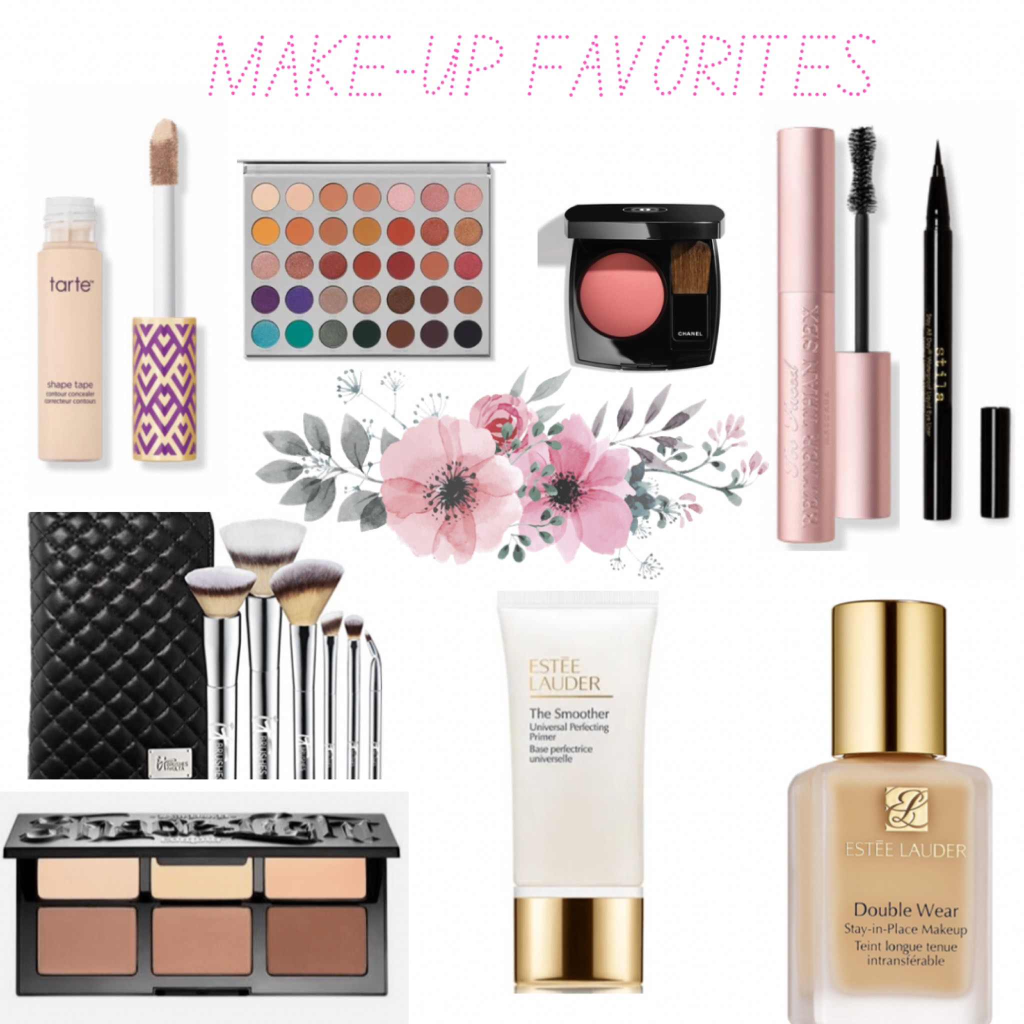 Makeup favorites! Mascara, makeup brushes, Estée Lauder 

#LTKbeauty #LTKunder100
