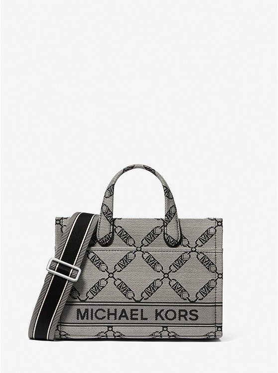 Gigi Small Empire Logo Jacquard Messenger Bag | Michael Kors US