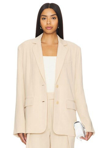 Lovers and Friends Abbey Blazer in Beige Neutral from Revolve.com | Revolve Clothing (Global)