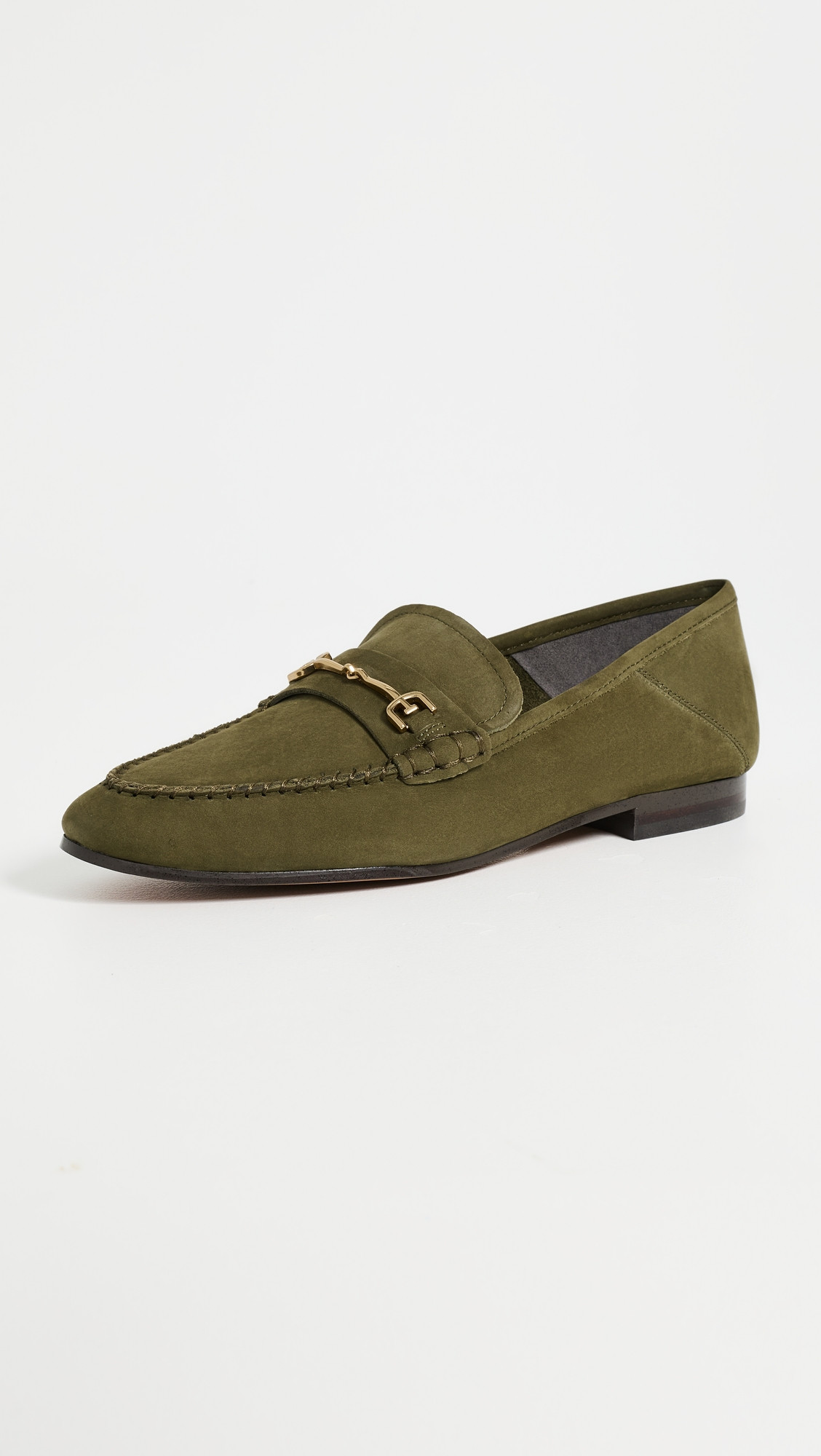 Sam Edelman Loraine 8 Loafers Olive Branch Suede 7.5 | Shopbop