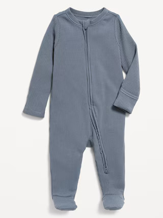 2-Way-Zip Sleep &amp;amp; Play Footed One-Piece for Baby | Old Navy (US)