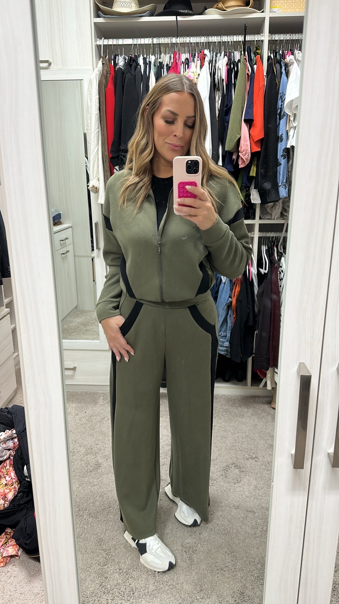 Favorite Spanx track suit on major sale!

#LTKActive #LTKSaleAlert #LTKMidsize